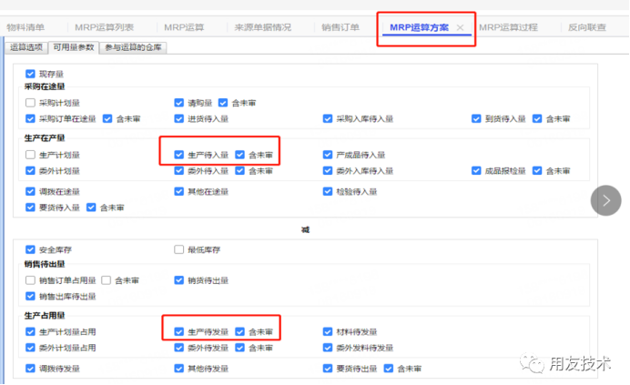 用友MRP运算的子件的毛需求是怎么运算的